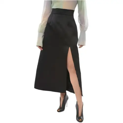 MIU MIU Casual Long Skirts Women's Black Long Other