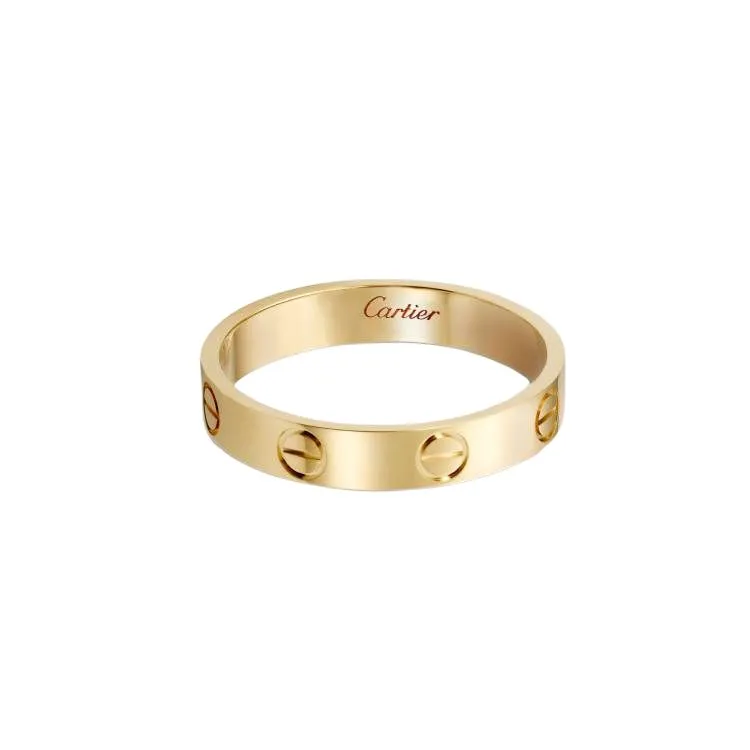 Cartier 2010 2020 18K Yellow Gold Small Love Ring