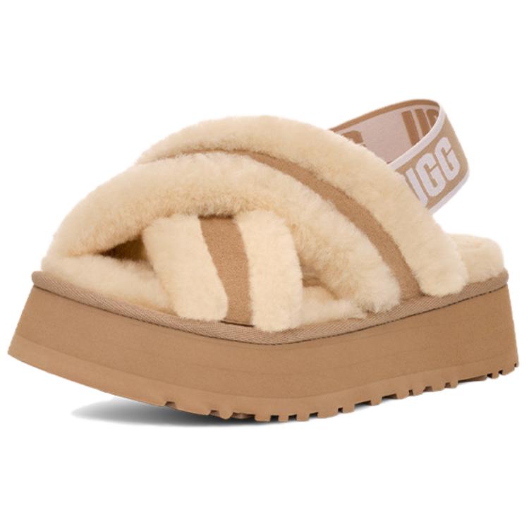 Женские сандалии UGG Платформа (песочные)