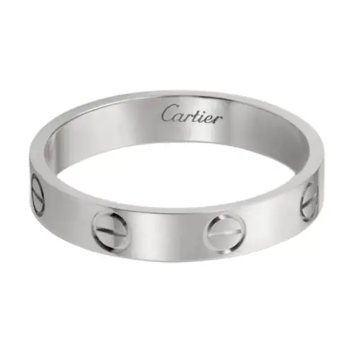 Cartier 10's 18kt White Gold Mini Love Ring