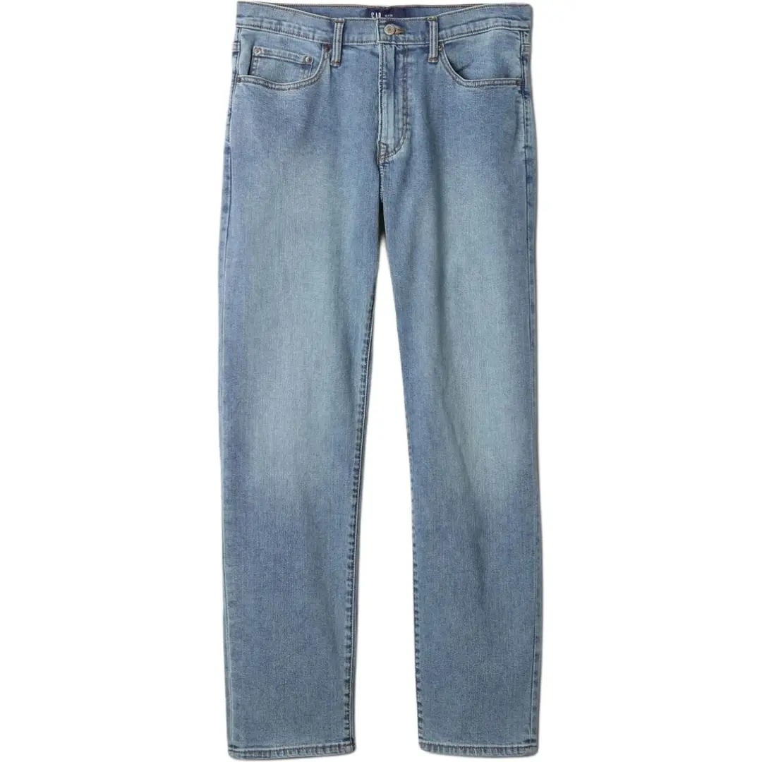 GAP Jeans Men's Light Washed Moderate Straight Fit Pants
