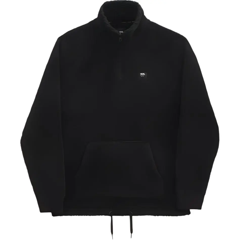 Vans Velvet Jackets Men's Black Stand Collar Thickened