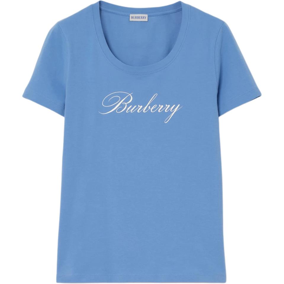 Женская футболка Burberry (белая)
