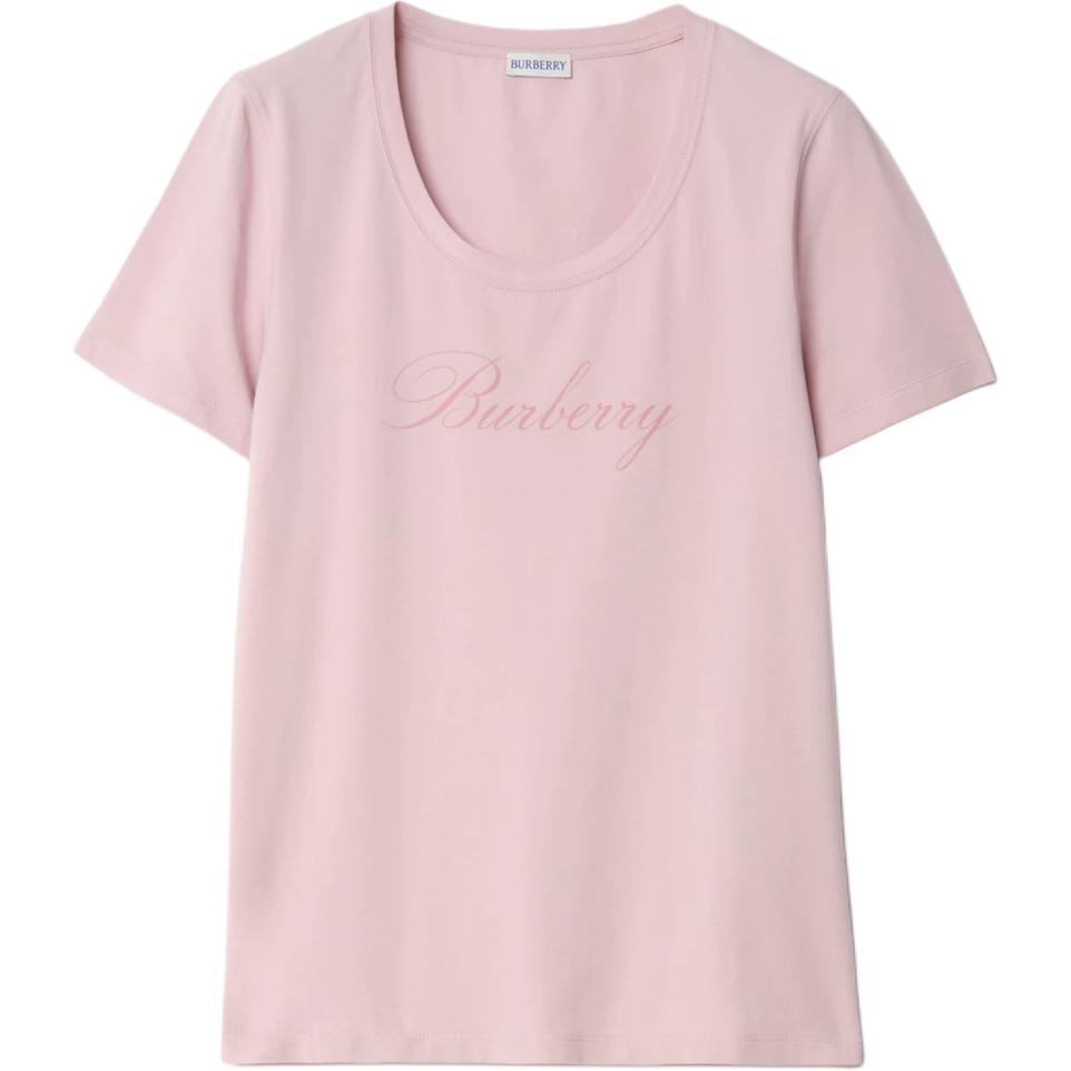 Женская футболка Burberry (белая)
