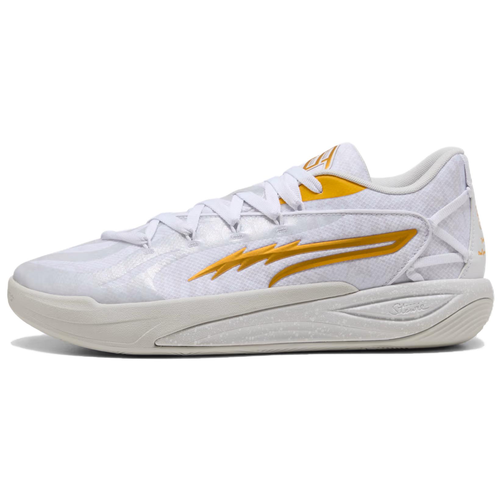 HARRY POTTER x PUMA Stewie 4 Cushioning Slip Resistant Support Basketball Shoes Unisex White Green