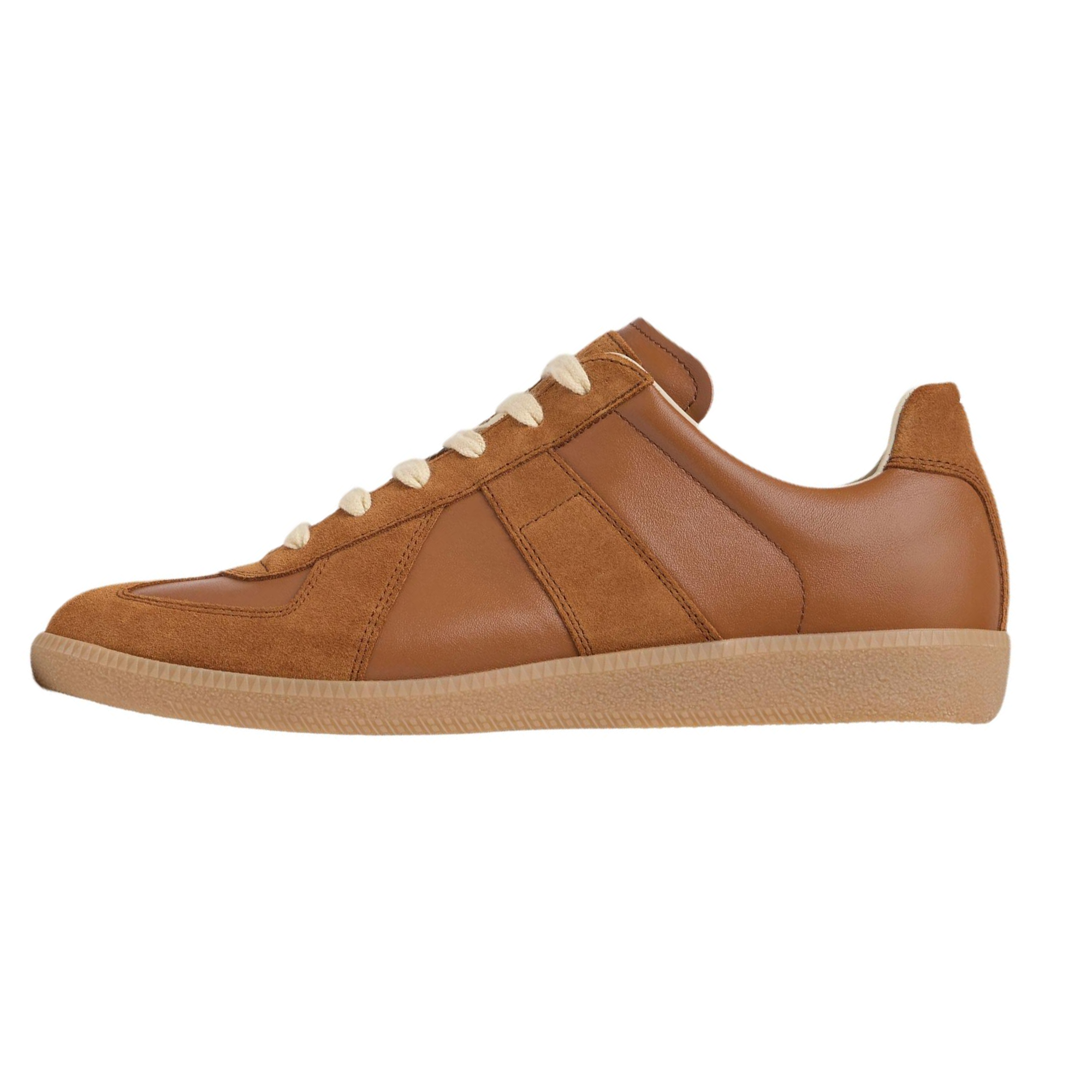 Мужские кеды Maison Margiela Replica (коричневые)