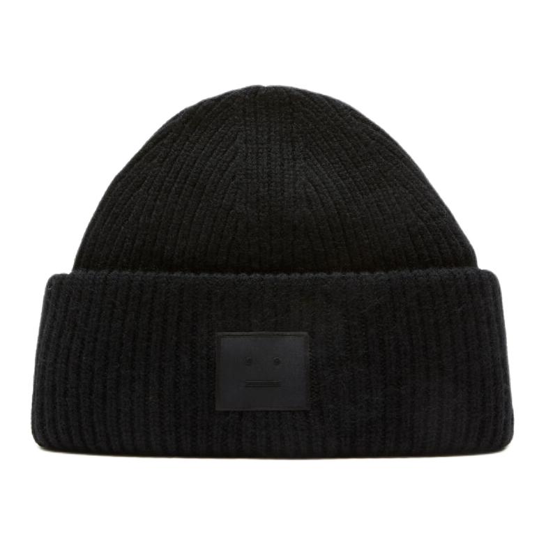 Мужская шапка Acne Acne Studios FACE (черный)