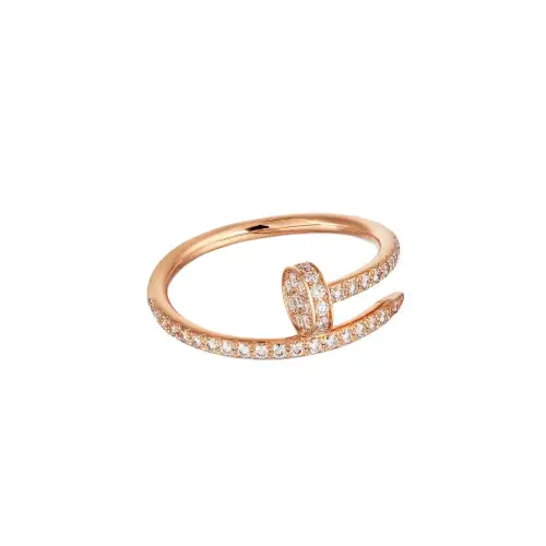 Cartier 1990 2000s 18K Yellow Gold Juste Un Clou Diamond Ring