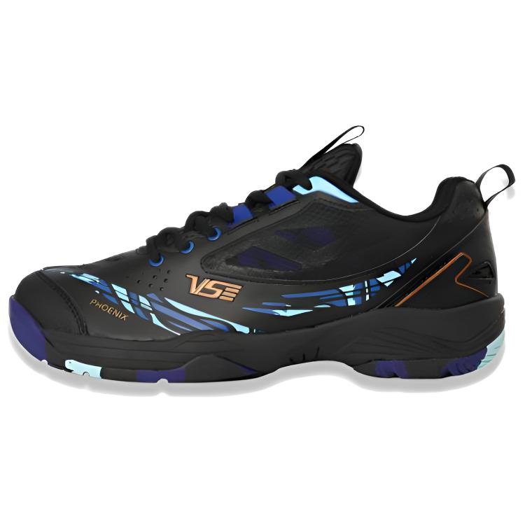 WEICHEN VS Cushioning Support Abrasion Resistant Breathable Slip Resistant Low top Badminton Shoes Unisex Black