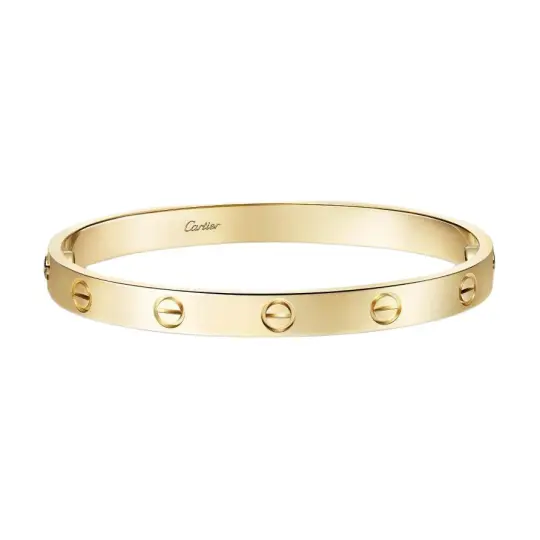 【Pre-Owned】pre-owned 18kt yellow gold Love bracelet