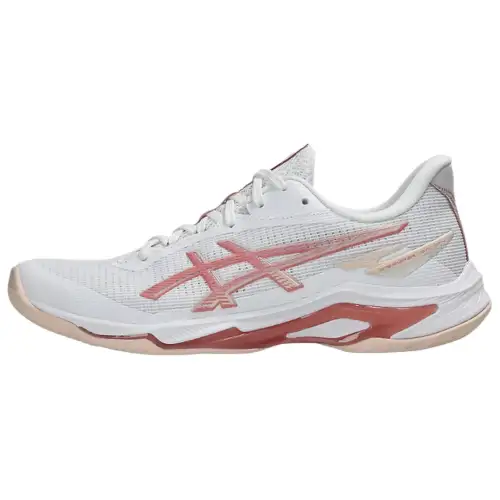 ASICS NETBURNER BALLISTIC FF 4 Comfortable and Durable Volleyball Shoes Women's White Pink