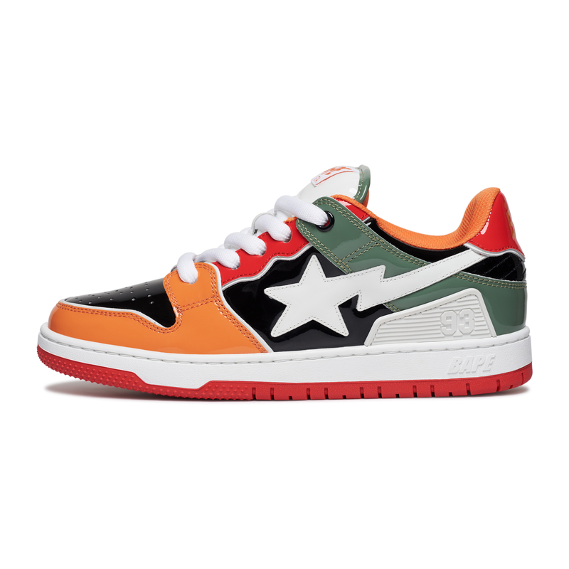 Мужские кеды A BATHING APE SK8 STA (зеленые)