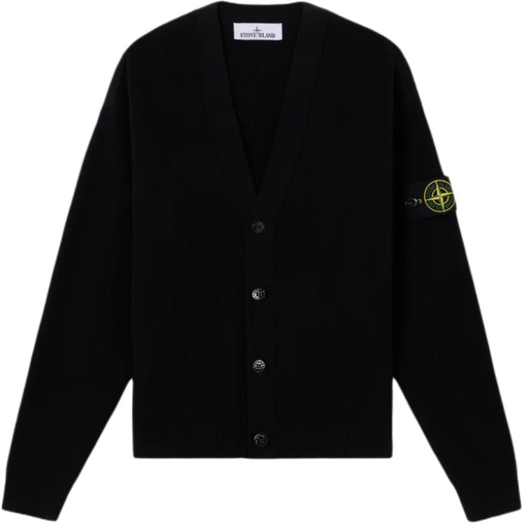 Мужской кардиган STONE ISLAND (черный)