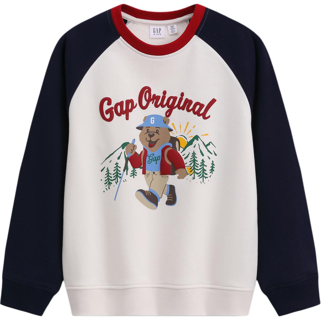 Мужское худи GAP Bear Print (синее)