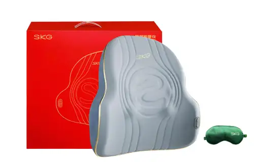 SKG Waist and leg massager, multi-mode back massage, shoulder, neck and leg pillows, cushions to adjust sitting posture, protect lumbar vertebrae, T3 second generation massage lumbar support
