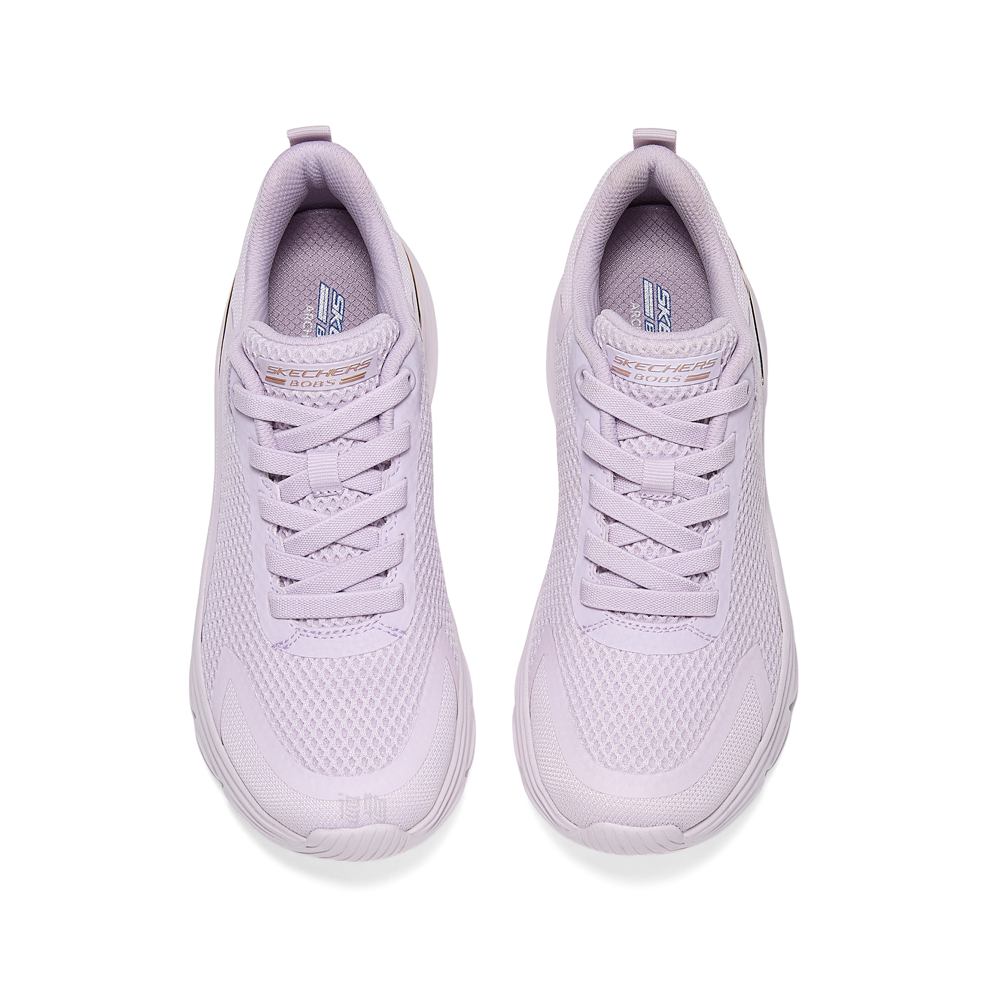 Женские кроссовки Skechers Bobs Arch Comfort Elev 8 (лавандовые) — 薰衣草色 — фото 3