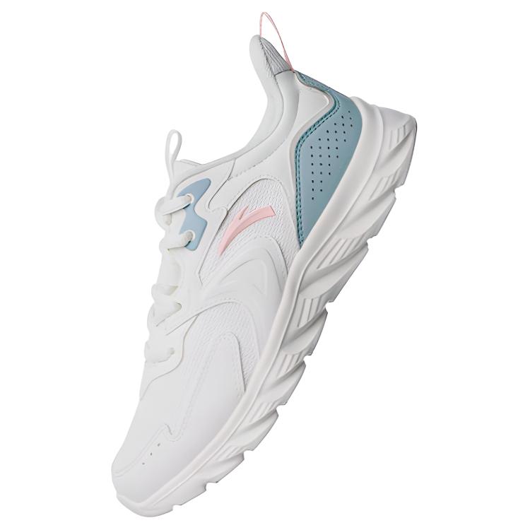 Anta Slip Resistant Abrasion Resistant Low top Running Shoes Women’s White Cyan