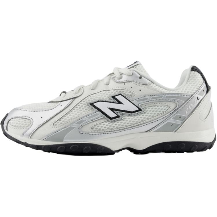Детские кроссовки New Balance 204L (серебристо-белые)