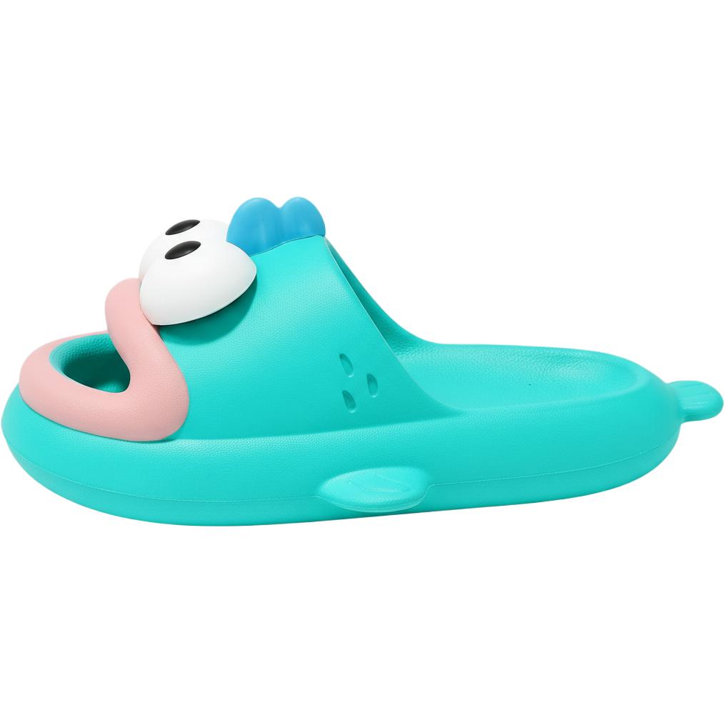 Sanrio Sanrio, cute summer cartoon non-slip blue fuchsia black slippers for students for bath for men and women, soft sole, for beloved