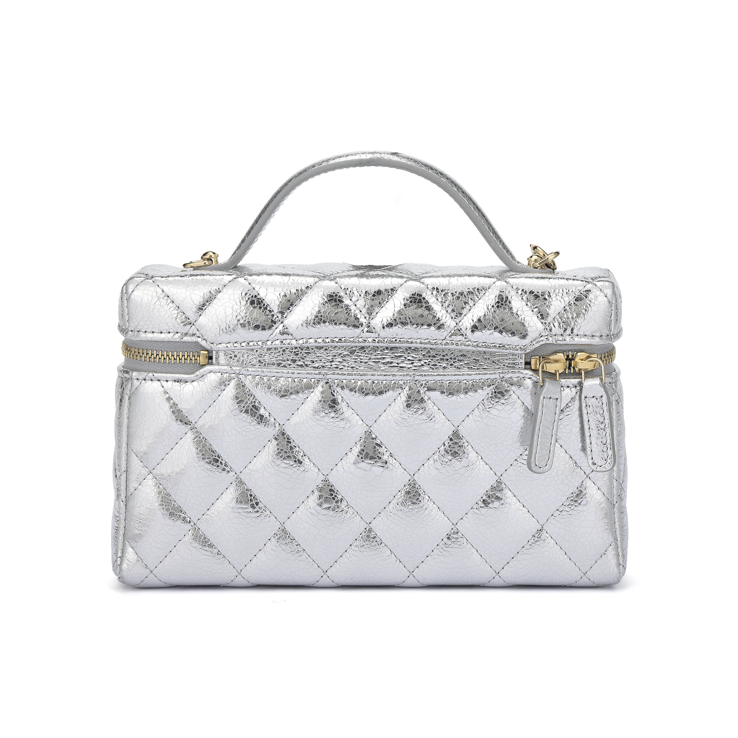 Женская сумка Chanel 26X LP (серебряная) — фото 3