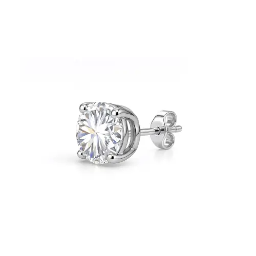 RAWNESS Minimalist Style Fashion Stud Earrings Unisex Silver