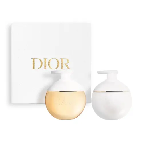 DIOR Perfumed shower gel, medical body cream, floral set, elegant perfume