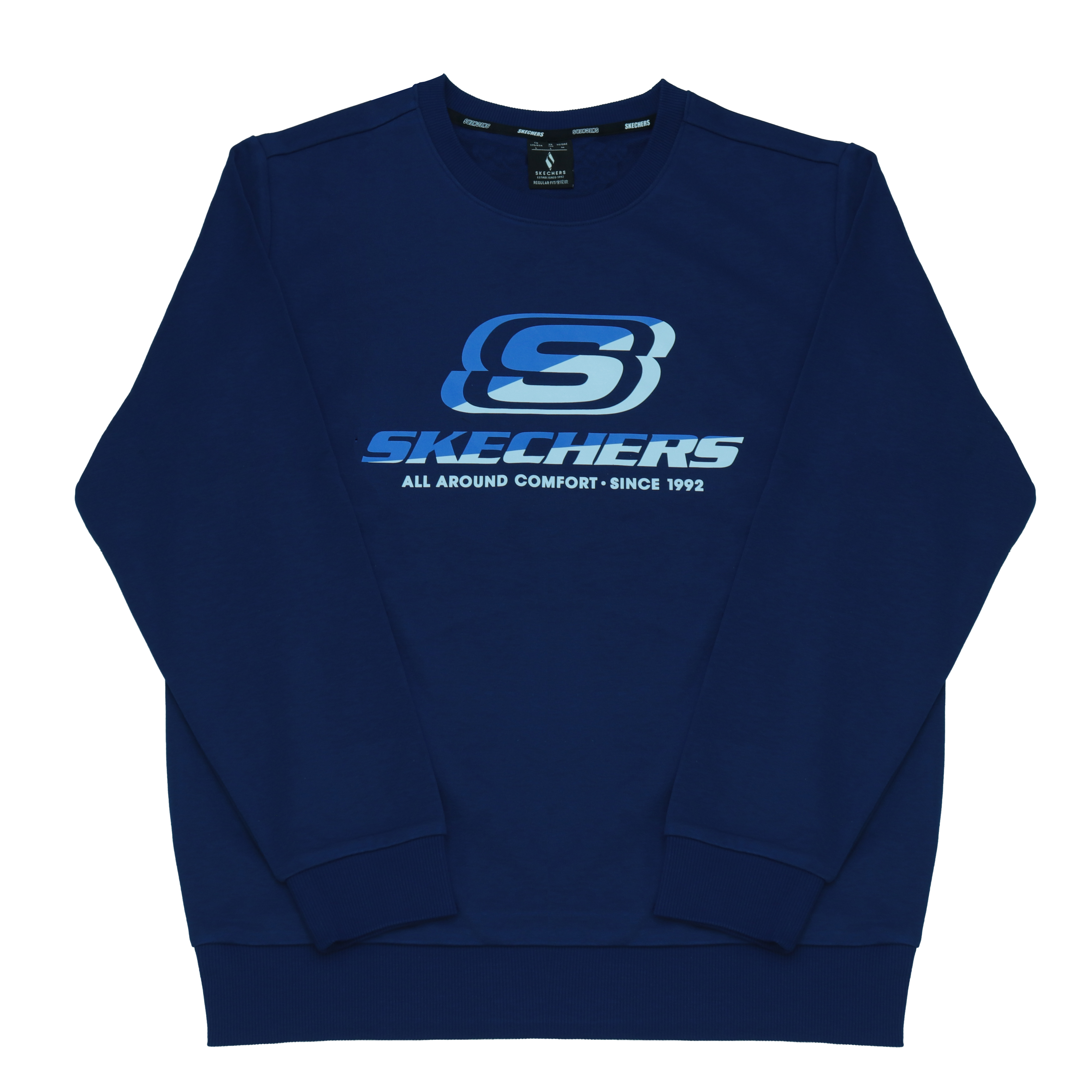 Худи Skechers Принт (синее)