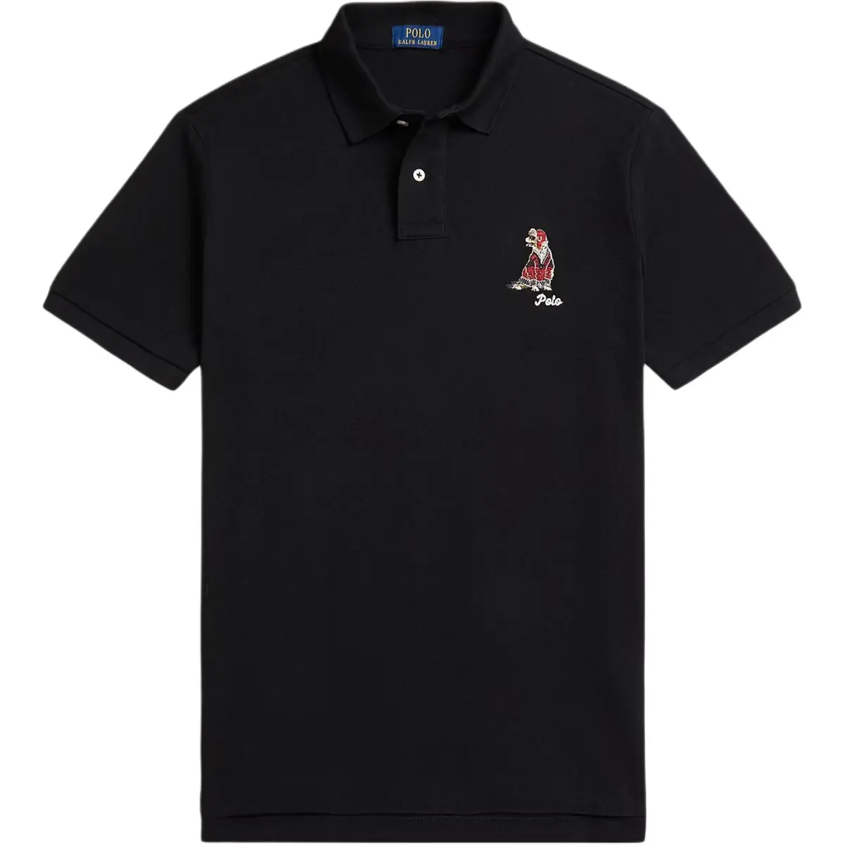 Polo Ralph Lauren FW25 Polo Shirt Custom Slim Fit Men's Black