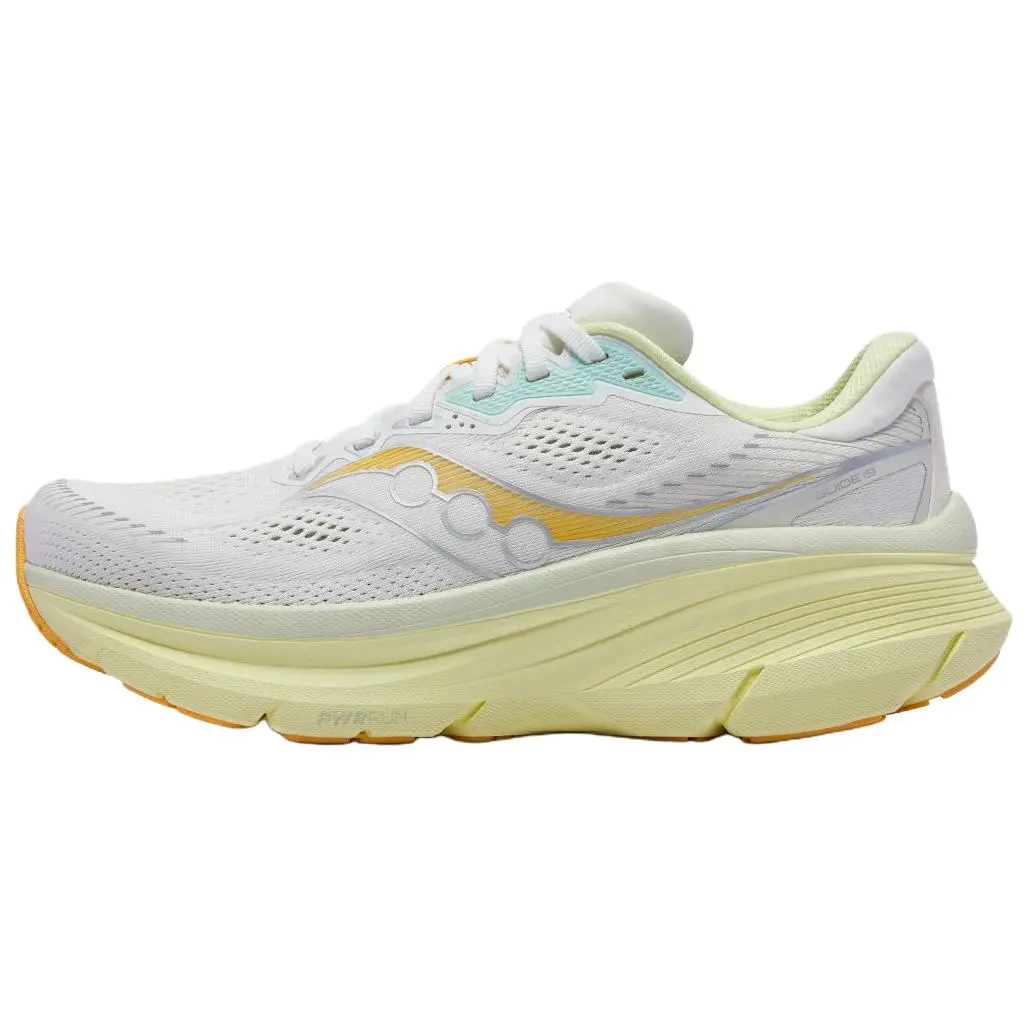 Saucony Guide To The Right Training City Commuting Running Shoes Women's Beige White Yellow