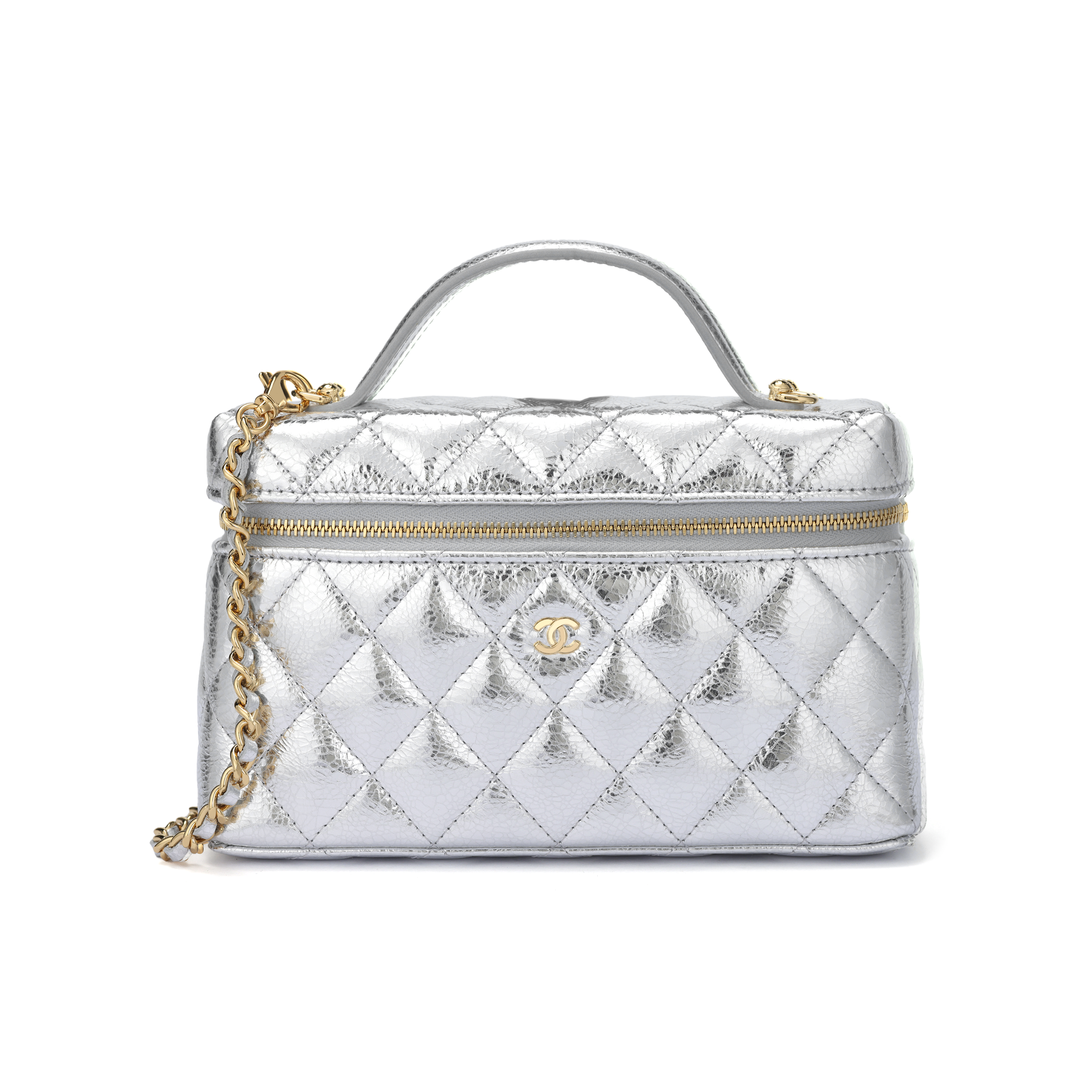 Женская сумка Chanel CHANEL 26X LP (серебряная)