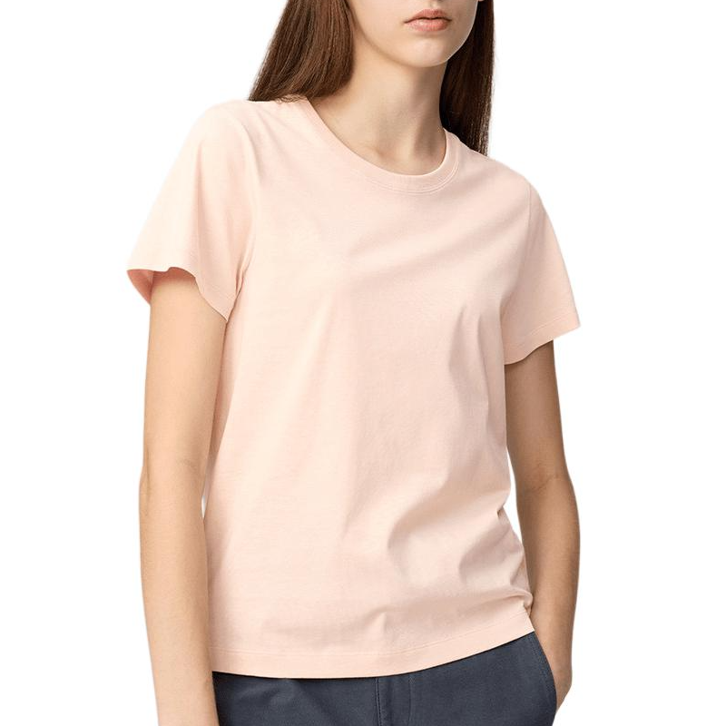 Женская футболка UNIQLO (бежевая)