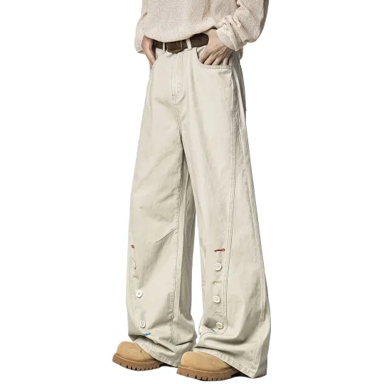 Jeep Jeans Unisex Moderate Wide Leg Pants