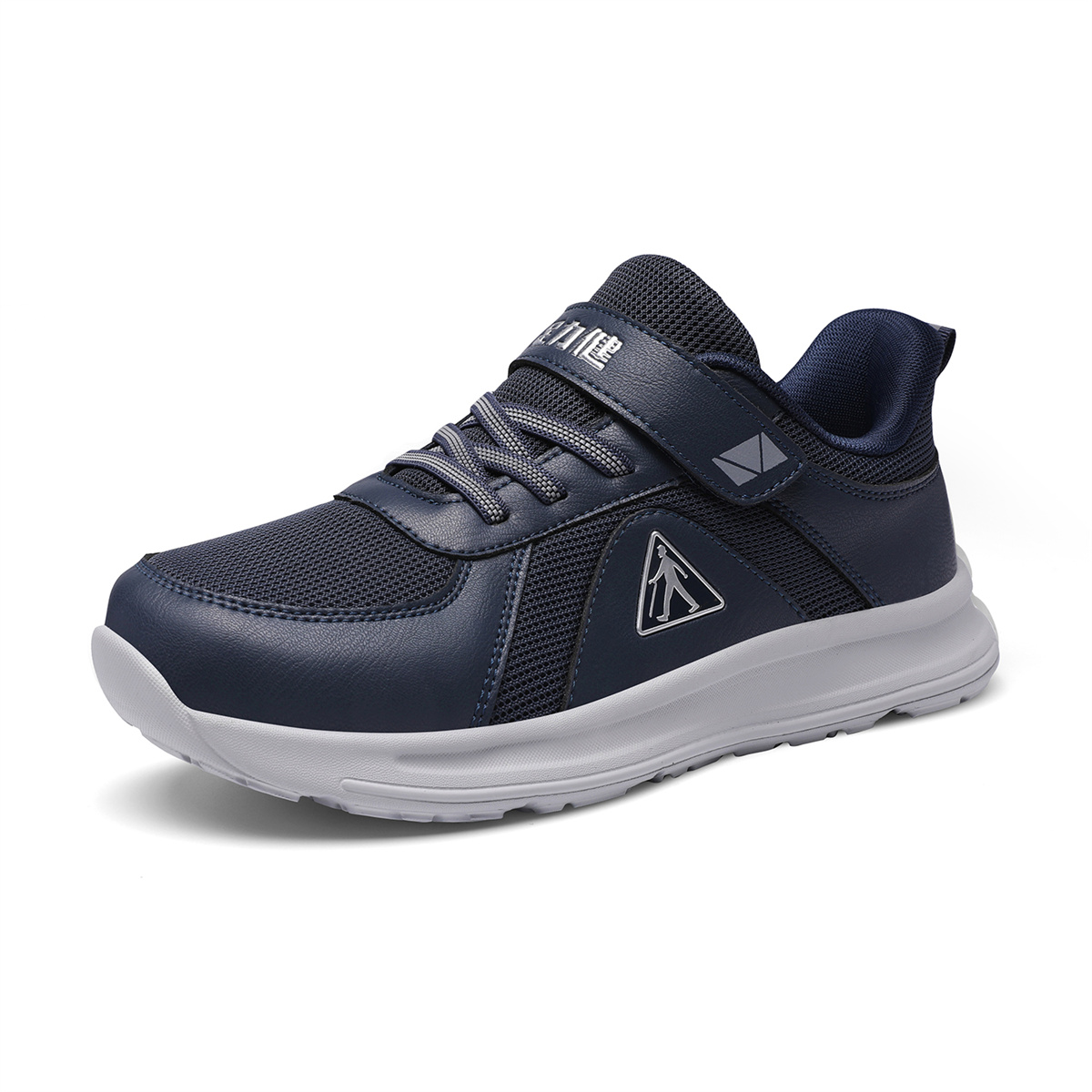 ZULIZ Elderly Shoes Cushioning Abrasion Resistant Lightweight Breathable Slip Resistant Low top Walking Shoes Men’s