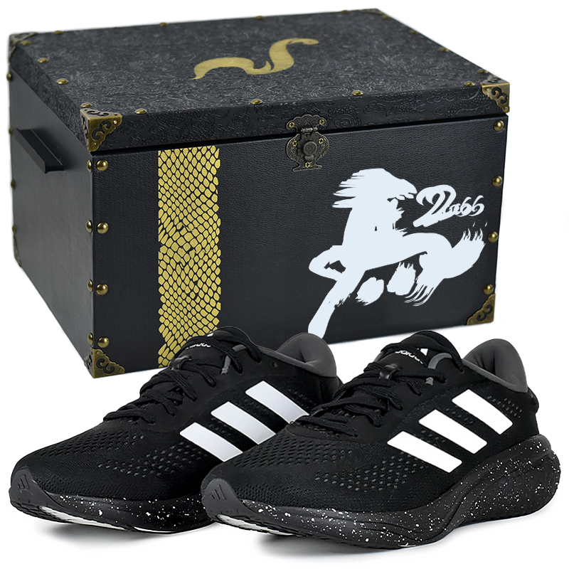 Adidas Supernova 2 Cushioning Lightweight Low top Running Shoes Men's Black White