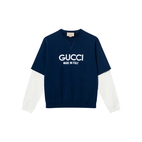 GUCCI SS24 Sweatshirt Men's Dark Blue