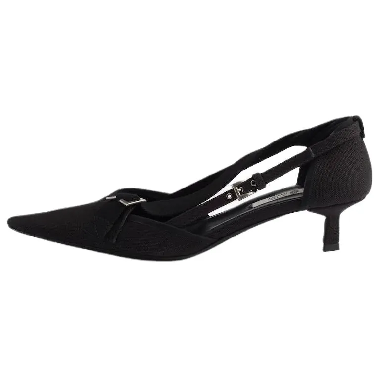 PRADA Slim Heel High Heels 4.5cm Women's Black