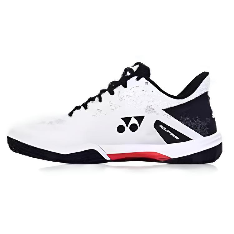 YONEX Comfortable And Breathable Cushioning Slip Resistant Low top Badminton Shoes Unisex Black White