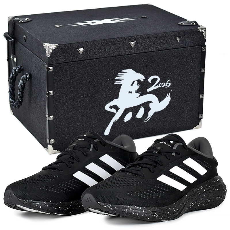Adidas Supernova 2 Cushioning Lightweight Low top Running Shoes Men's Black White