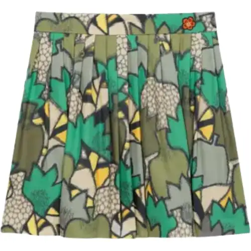 KENZO Graphic Printed Mini Skirt