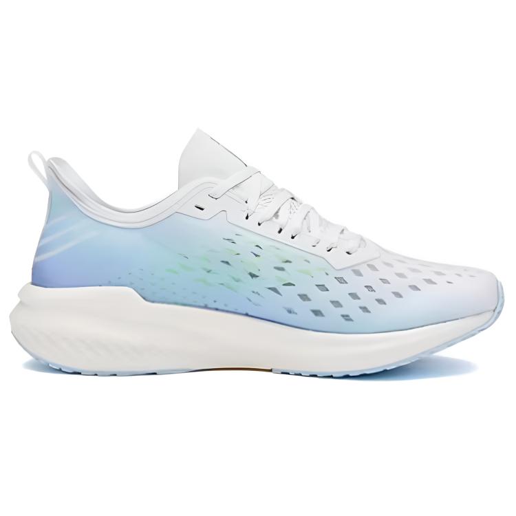 361° Frontier 4.0 Mesh Cushioning Breathable Lightweight Low top Running Shoes Men’s White Blue