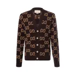 GUCCI GG-jacquard Wool Cardigan