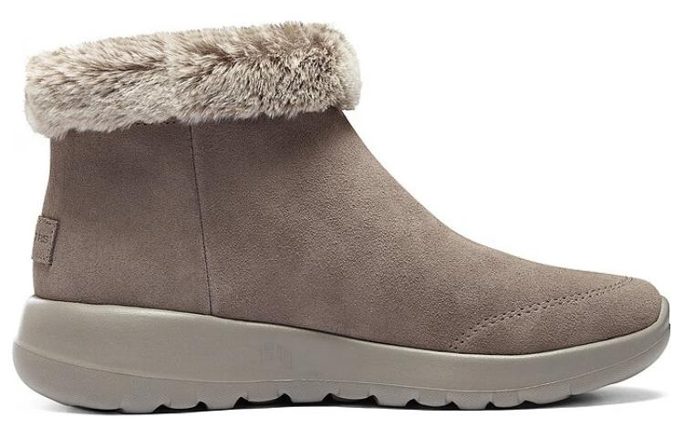 Женские ботинки Skechers ON THE GO (темно-серые) — Тёмно-серыйкоричневый — фото 2