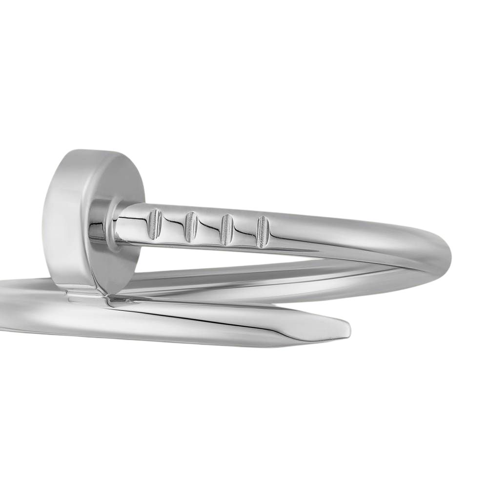 Кольцо Cartier JUSTE UN CLOU Small (бело-золотое) — Бело-золотой — фото 6