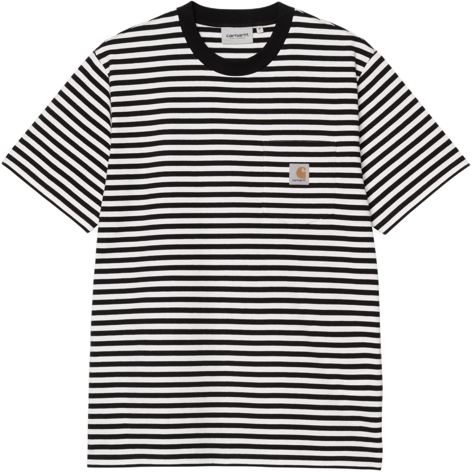 Футболка Carhartt WIP Ezra Pocket (в полоску)