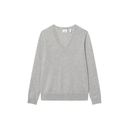 Burberry FW24 Cashmere Sweater Women's Gray