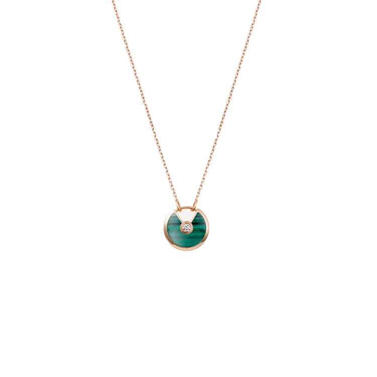 Cartier 18K yellow gold Amulet De Cartier diamond necklace