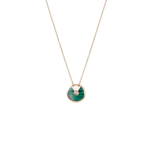 Cartier 18K yellow gold Amulet De Cartier diamond necklace