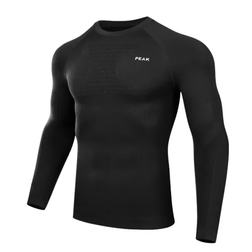 Keep warm sports ski comfortable minimalistic travel fashionable long-sleeve for training, set for gym, tight, men's style