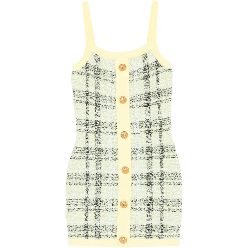 Женское платье BALMAIN (в клетку)