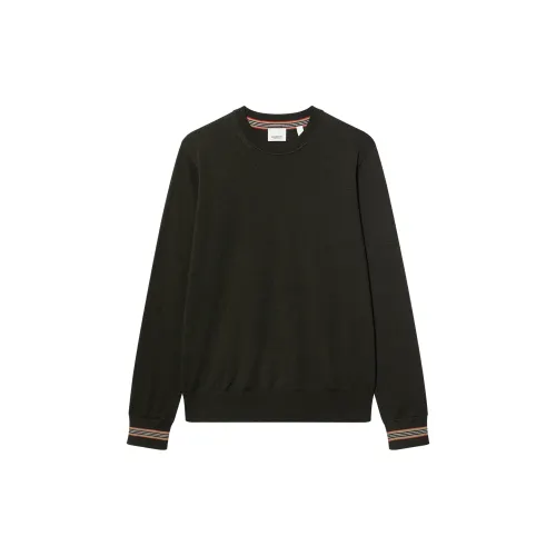 Burberry Wool Sweater Men's Dark Green